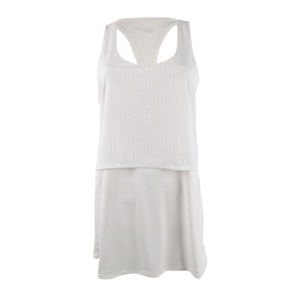 Nike Women's Sport Mesh Dress Swim Cover-Up - White
